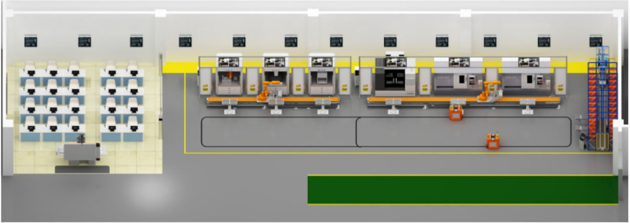 LGJ-SJ16智能機(jī)器人個(gè)性化定制多智能體生產(chǎn)線