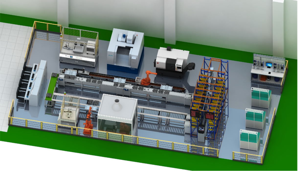 LGJ-SJ20智能機(jī)器人個性化定制多智能體生產(chǎn)線
