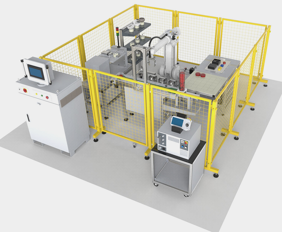 地面型多功能工業(yè)機(jī)器人實訓(xùn)系統(tǒng)
