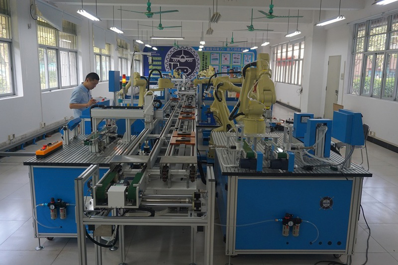 工業(yè)機(jī)器人全自動(dòng)生產(chǎn)線(xiàn)實(shí)操訓(xùn)練系統(tǒng)